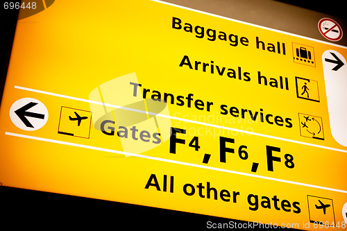 Image of Airport Sign