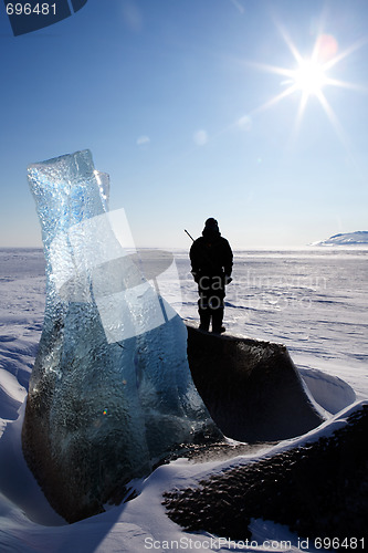 Image of Frozen Glacier Landscape