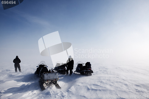 Image of Blowing Snow Landscape