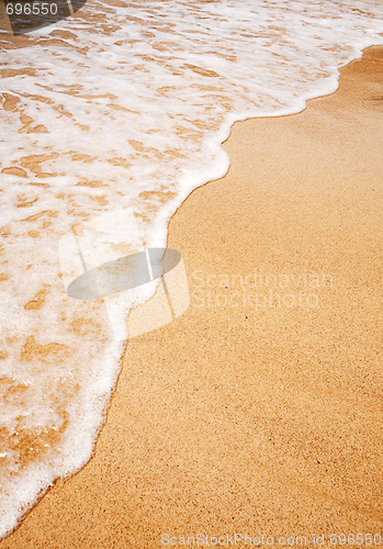 Image of Wave Sand Background
