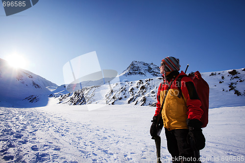 Image of Female Mountaineer