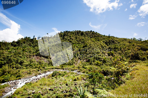 Image of Tropical Mountain Landscape