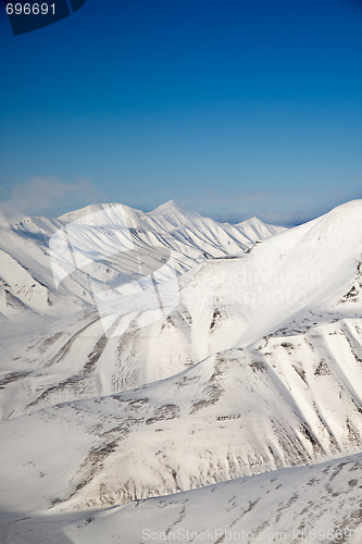 Image of Snow Mountain Range