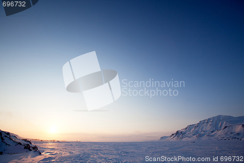 Image of Winter Lake Landscape