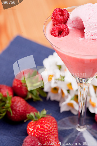 Image of Summer Berry Ice Cream Smoothie