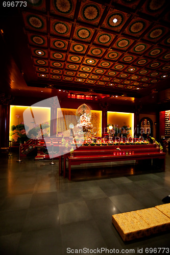 Image of Buddhist Temple Interior