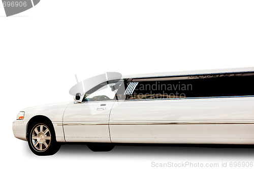 Image of Isolted Limousine