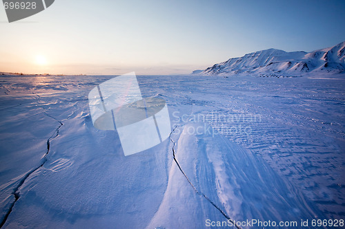 Image of Frozen Ice Landscape