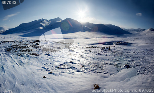 Image of Snow Covered Mountain