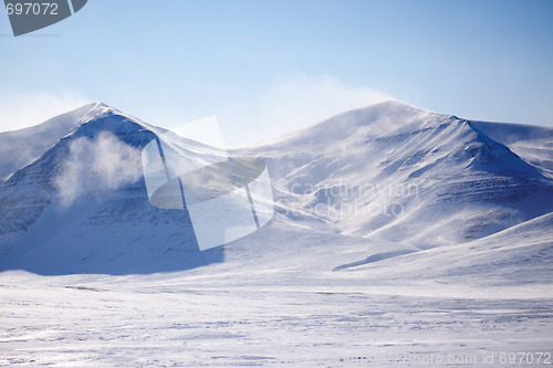 Image of Snow Covered Mountain