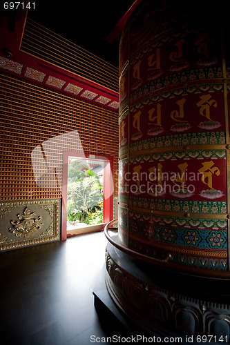 Image of Buddhist Temple Abstract