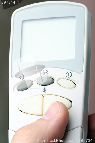 Image of Remote buttons.