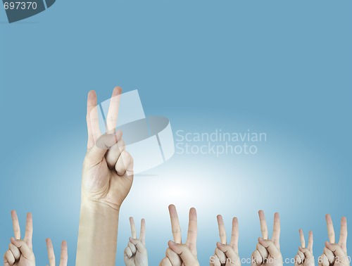 Image of Hand sign.