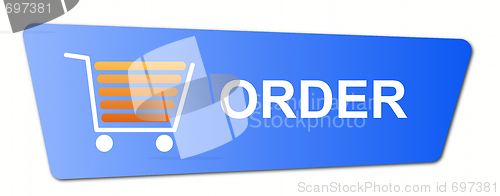 Image of Blue Order Button