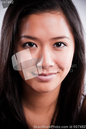 Image of Beautiful happy asian woman