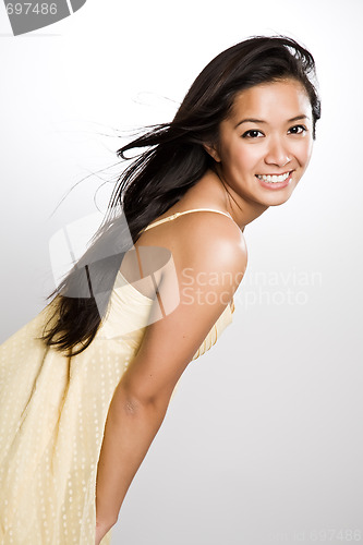 Image of Beautiful happy asian woman