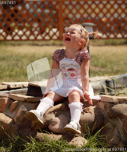 Image of Crying girl