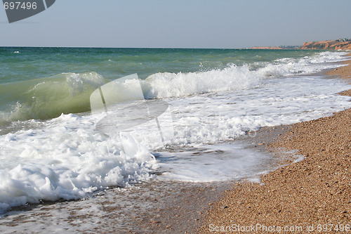 Image of Waves on Black sea 