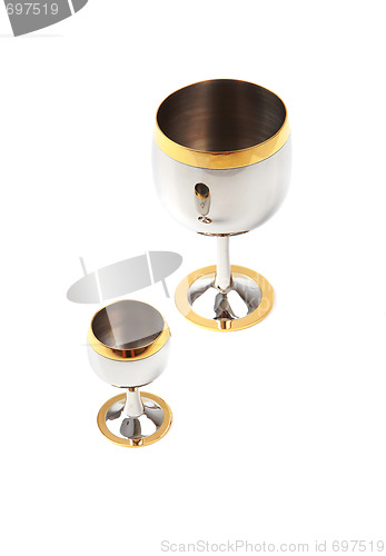 Image of Two steel cups