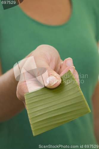 Image of Green Business Card