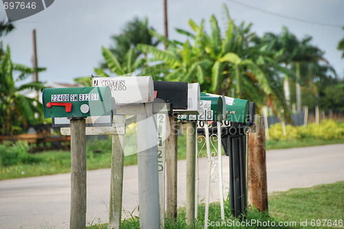 Image of Postboxes, Florida, January 2007