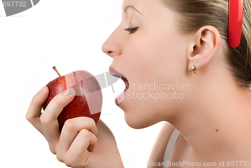 Image of  eating apple