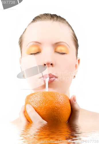 Image of Orange girl