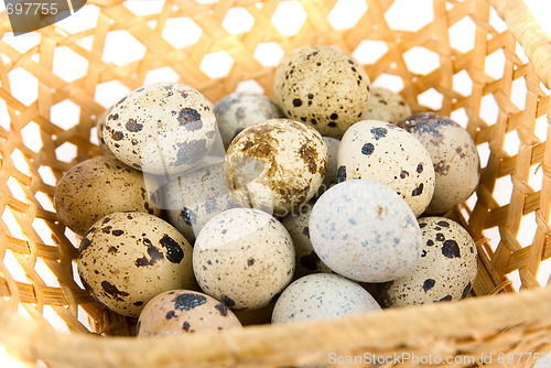 Image of  quail eggs 