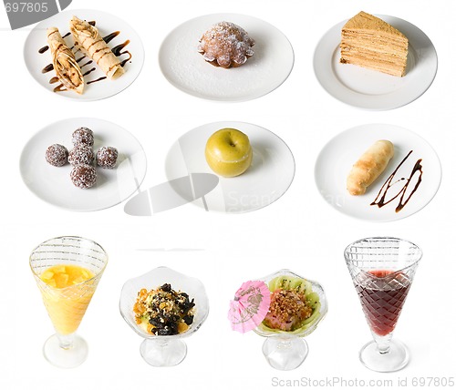 Image of Set of desserts