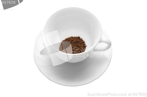 Image of White cup of coffee