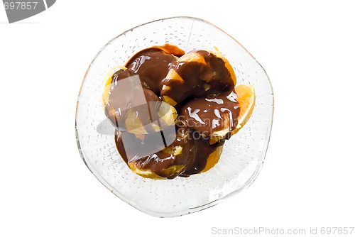 Image of Orange in chocolate