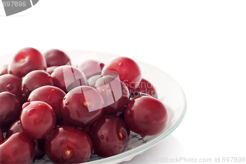Image of Delicious red cherries