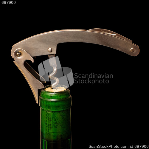 Image of Corkscrew at the bottle neck
