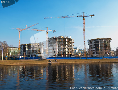 Image of Construction place at the river front