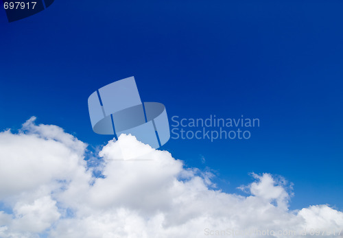 Image of Dreamy summer sky with clouds
