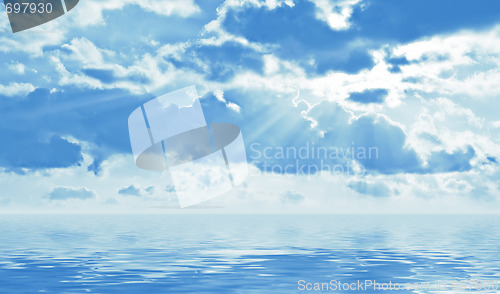 Image of blue sky