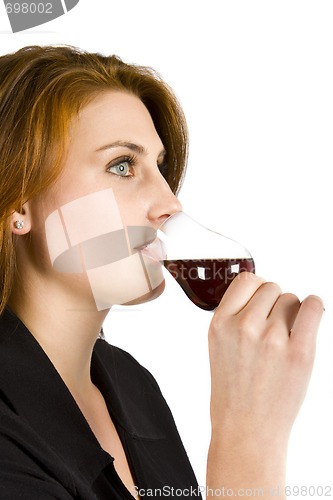 Image of Drinking Red Wine