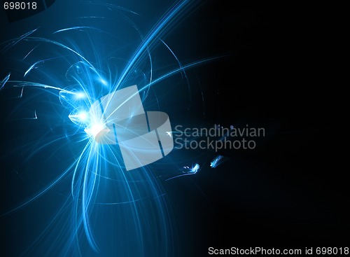 Image of blue light