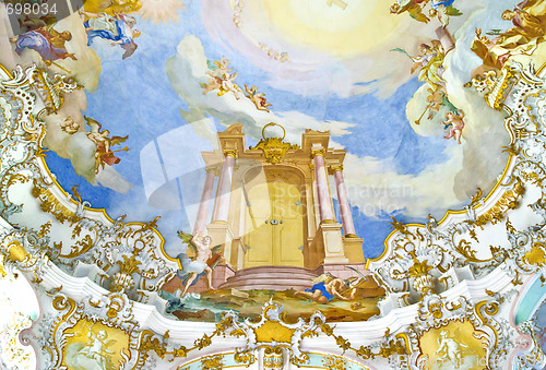 Image of fresco in an old church