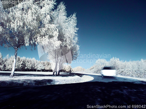 Image of Driving in infrared