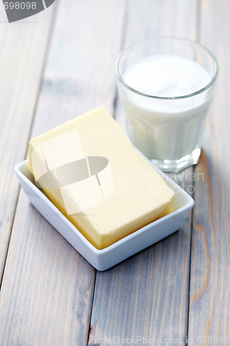 Image of butter and yogurt