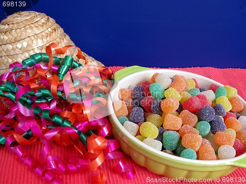 Image of Bowl of gum drops