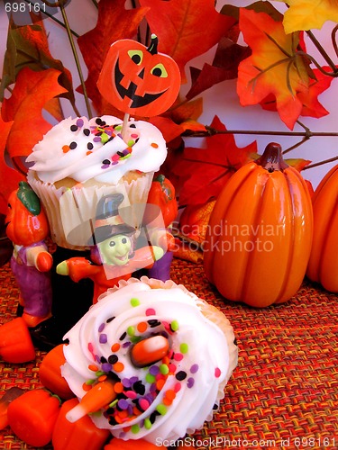 Image of Halloween cupcakes