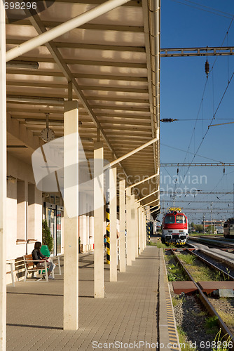 Image of train station platform