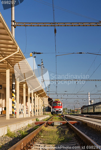 Image of small train station