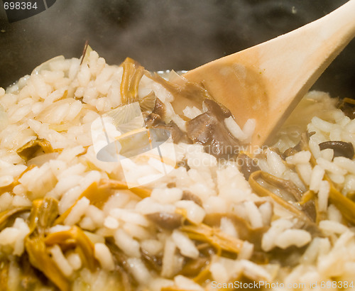 Image of Cooking Mushroom Risotto