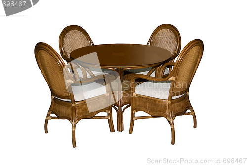 Image of Table and chairs