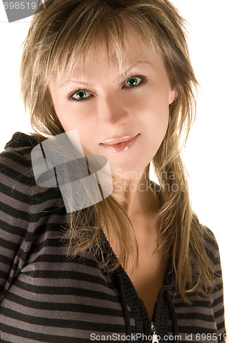 Image of european pretty girl 