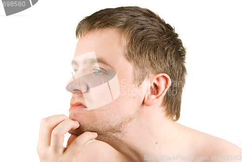 Image of Thinking man