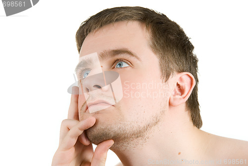 Image of Dreaming man